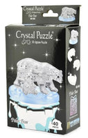 Crystal Puzzle Polar Bear Family 40 parts