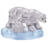 Crystal Puzzle Polar Bear Family 40 parts