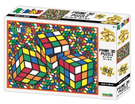 Puzzle 3D Rubiks "What A Mess"  500 piece