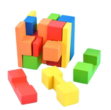 Wooden Cube 14 parts