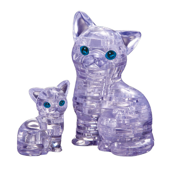 Crystal Puzzle Cat & Kitten 49 parts