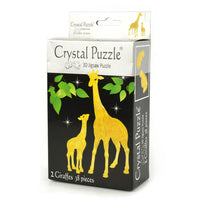 Crystal Puzzle Giraffes 38 parts