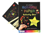 Rainbow Scratch paper Activity Box