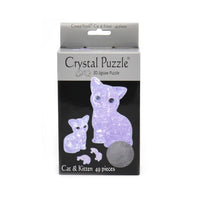 Crystal Puzzle Cat & Kitten 49 parts